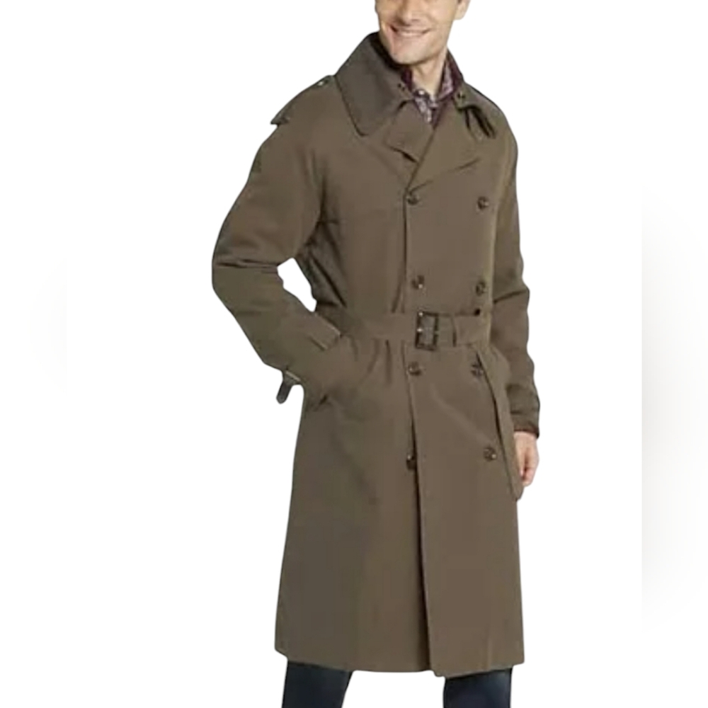 LONDON FOG men's double breasted trench coat 46